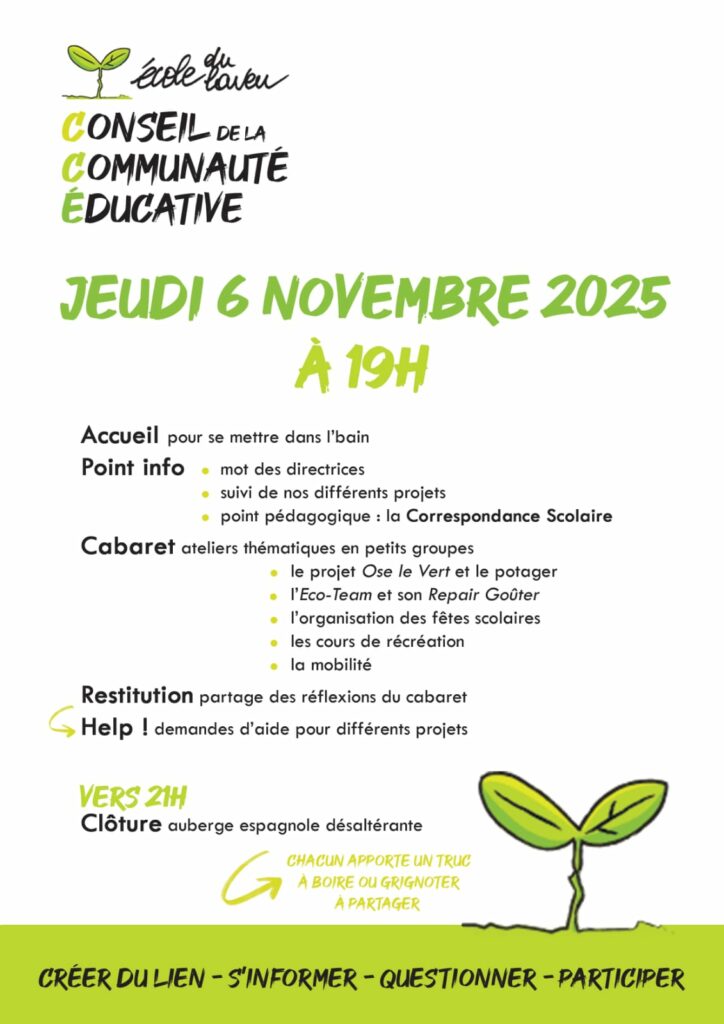 CCE 6 novembre 2025
