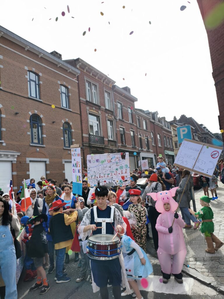 Préparatifs du carnaval.